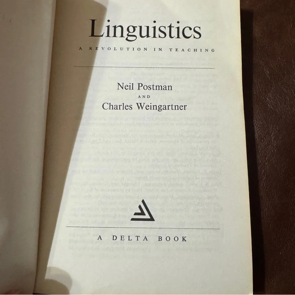 Linguistics: A Revolution in Teaching — Purple Paperback Book
